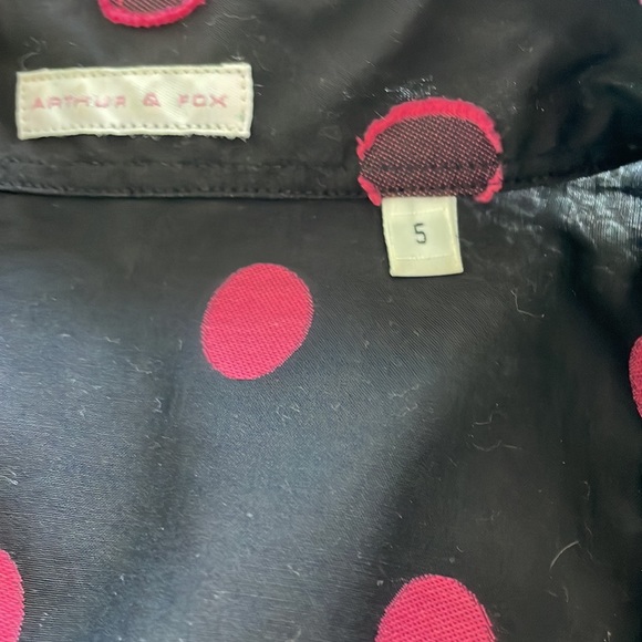 Arthur & Fox Black Button Blouse Top Shirt - Picture 10 of 11